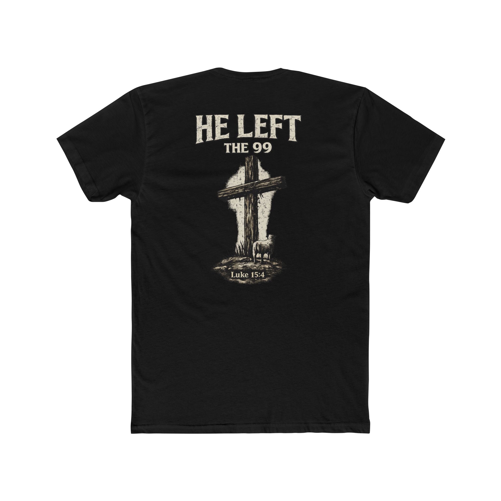 He Left The 99 Unisex Cotton Crew Tee